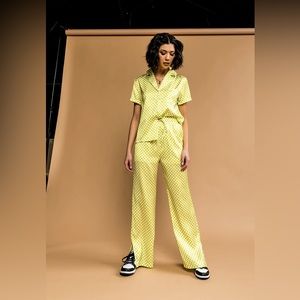 Dressed in Lala matching satin set